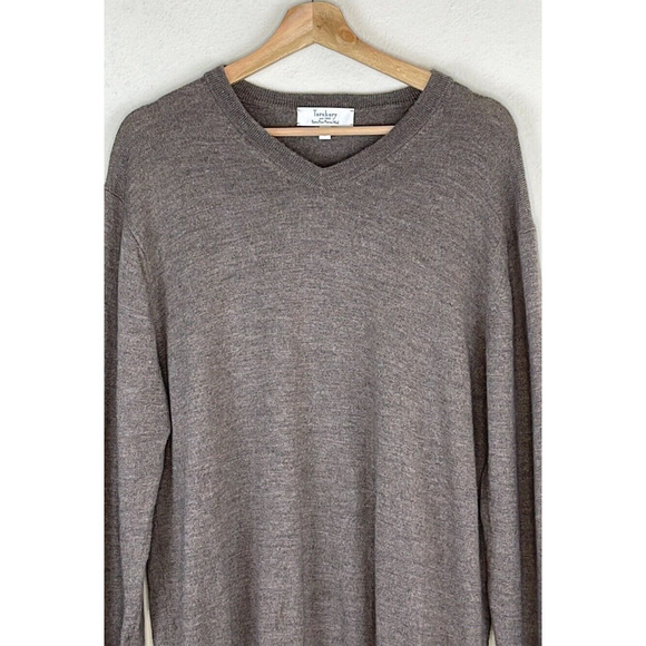 TURNBURY FINE EXTRA MERINO WOOL MEN'S SWEATER SIZE L - Picture 3 of 7